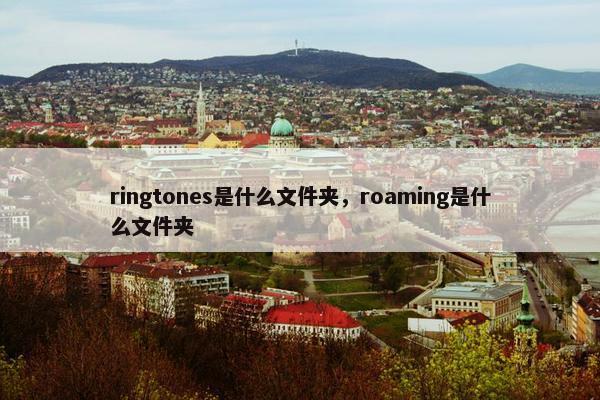 ringtones是什么文件夹，roaming是什么文件夹