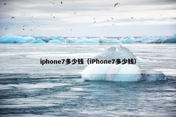 iphone7多少钱（iPhone7多少钱）