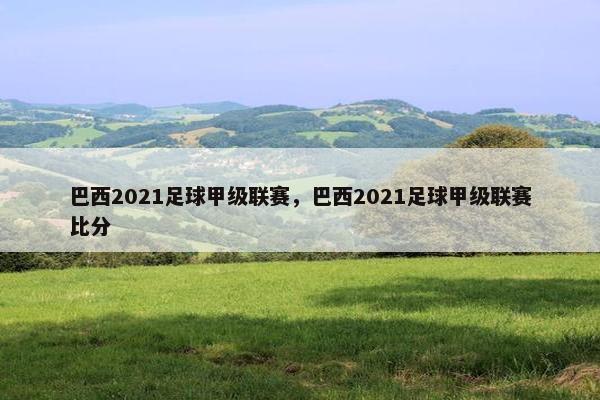 巴西2021足球甲级联赛，巴西2021足球甲级联赛比分