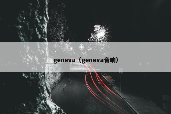 geneva（geneva音响）