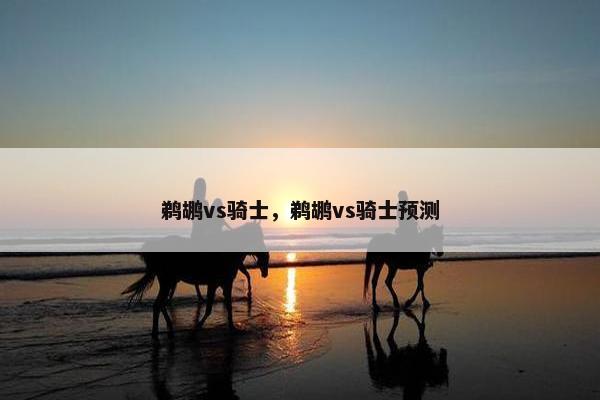 鹈鹕vs骑士，鹈鹕vs骑士预测