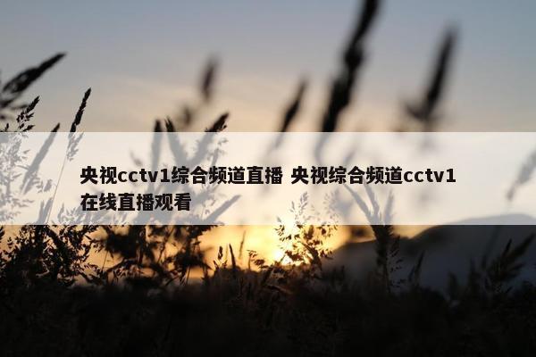 央视cctv1综合频道直播 央视综合频道cctv1在线直播观看